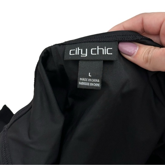 City Chic Azores Underwire Tank Swim Top Tankini - Size 20 - Picture 2 of 5